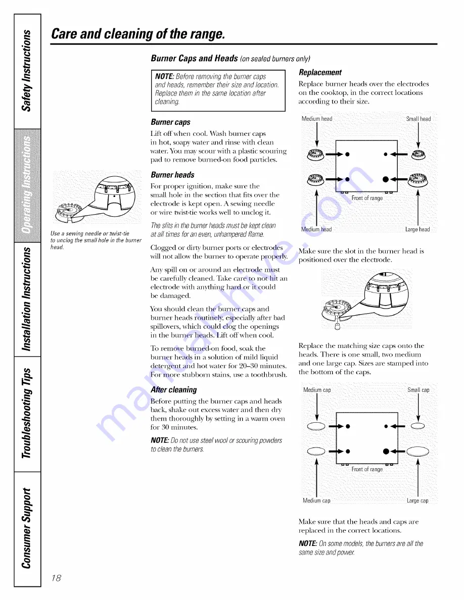 AMERICANA AGBS300 Owner'S Manual & Installation Instructions Download Page 162