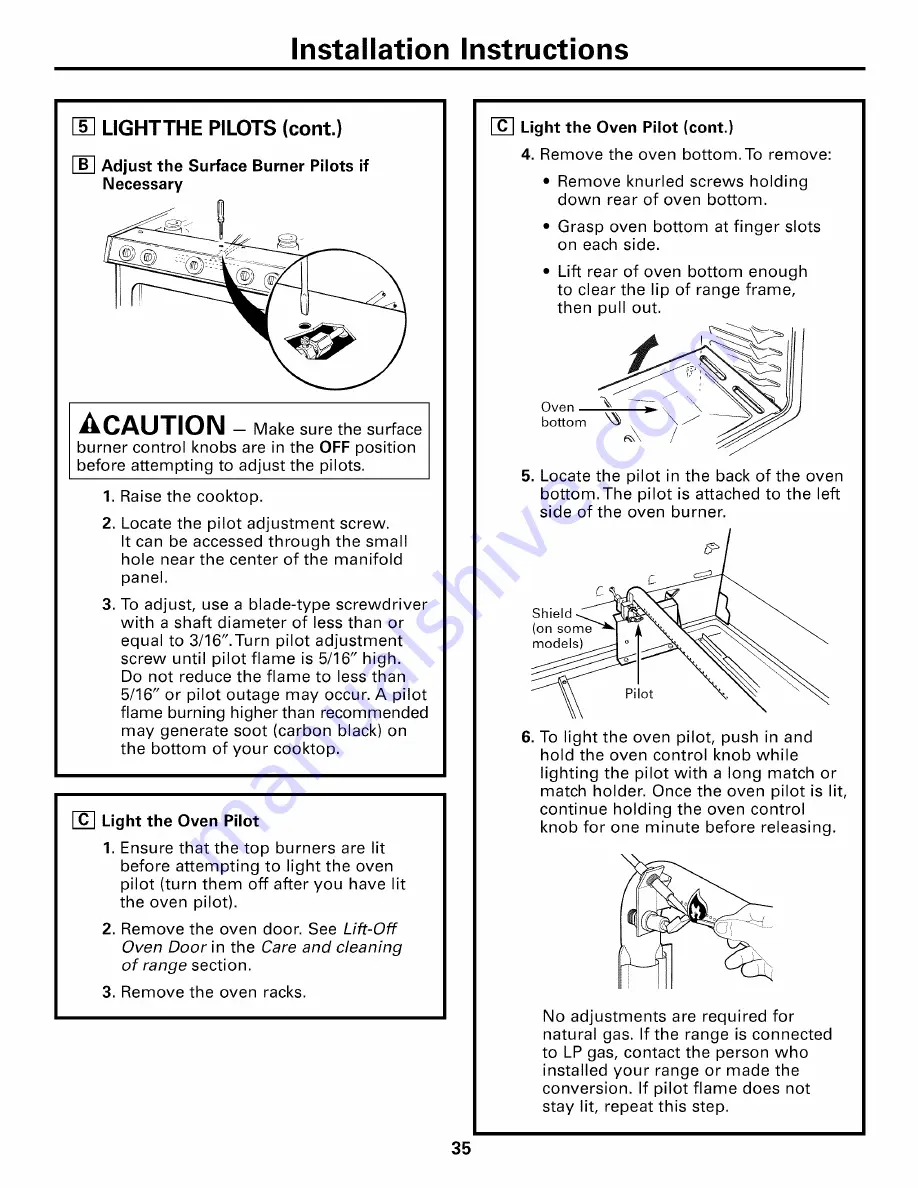 AMERICANA AGBS300 Owner'S Manual & Installation Instructions Download Page 179