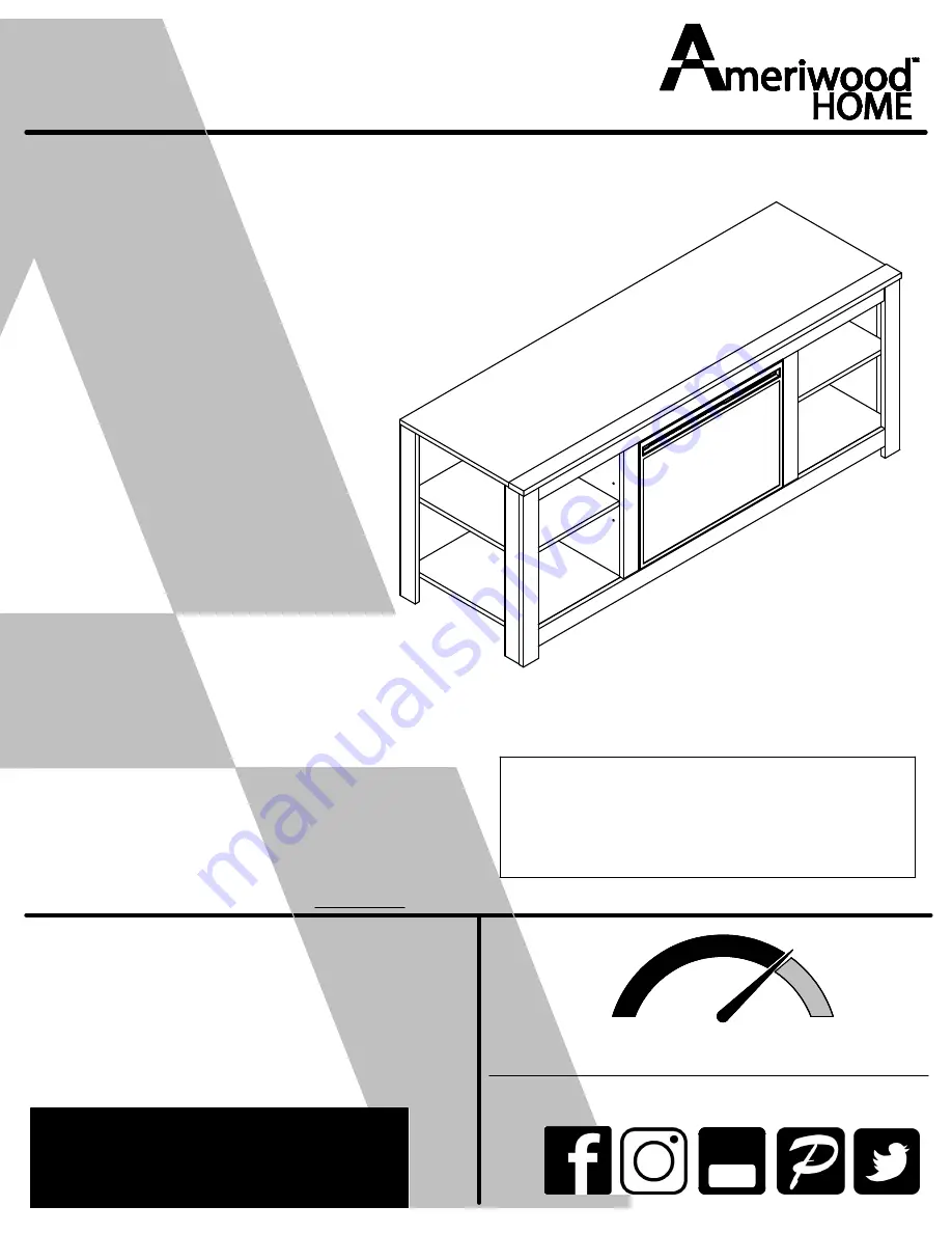 Ameriwood HOME 6850348COM Manual Download Page 1