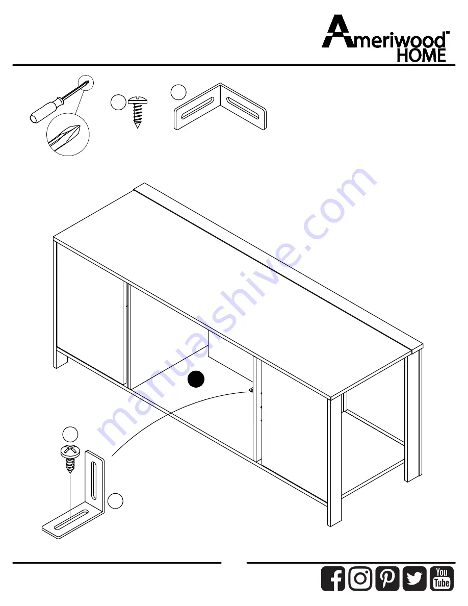 Ameriwood HOME 6850348COM Manual Download Page 27