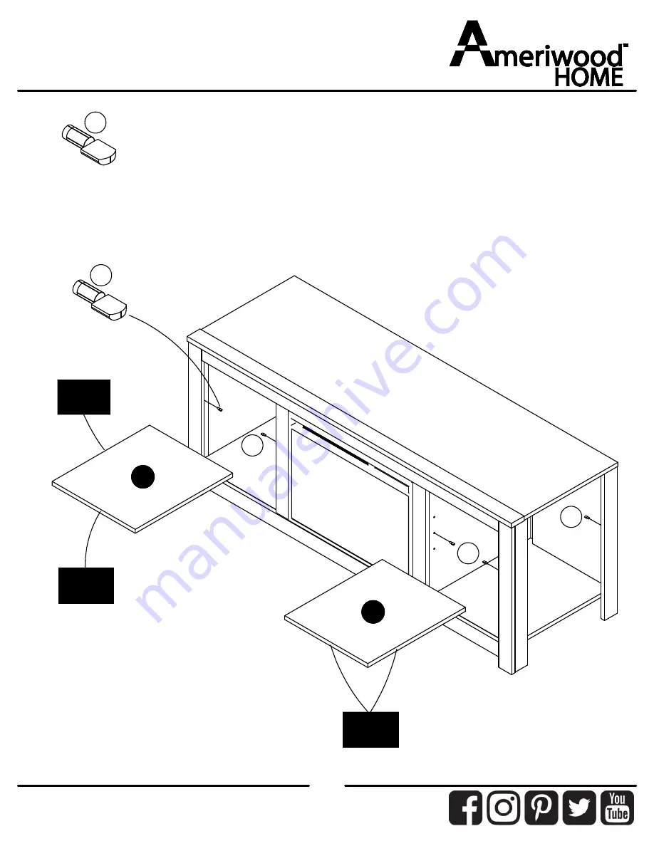 Ameriwood HOME 6850348COM Manual Download Page 28