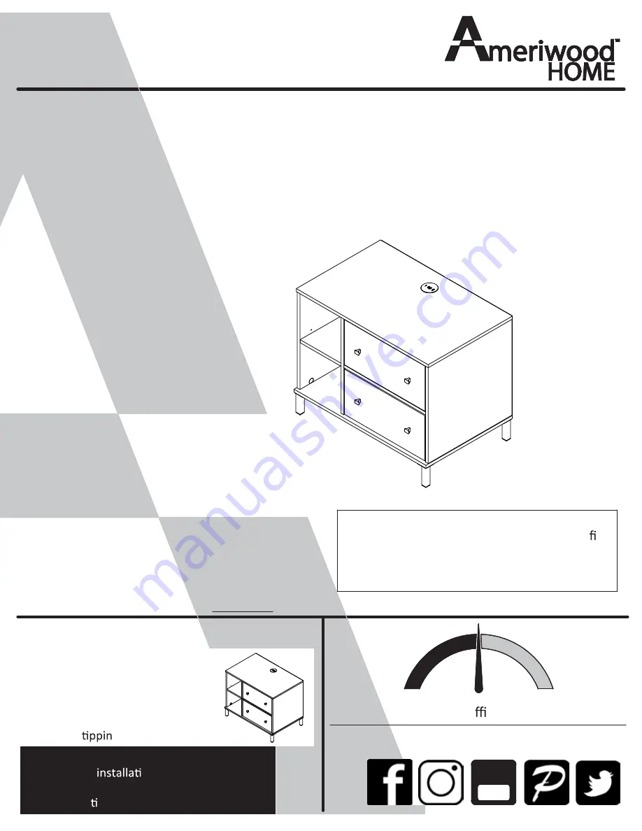 Ameriwood HOME 7965850COM Скачать руководство пользователя страница 1