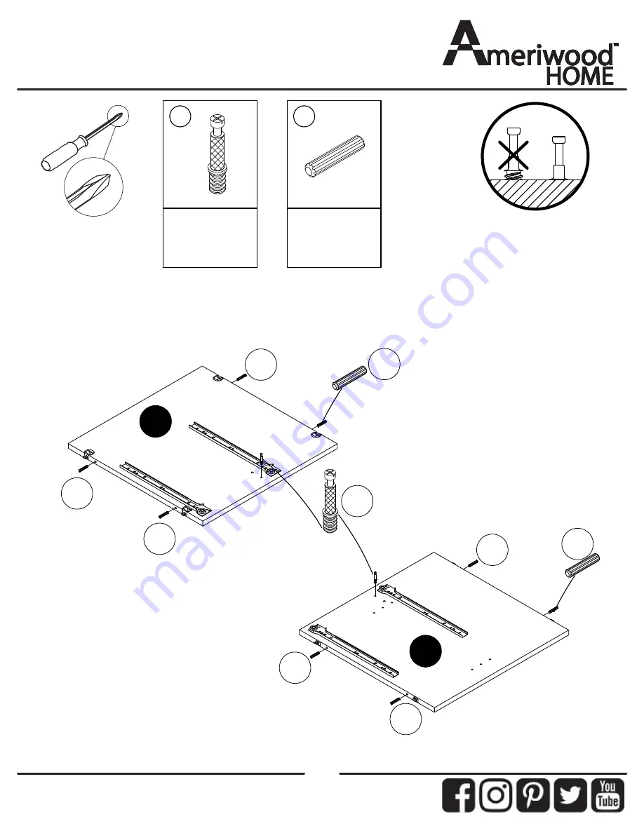 Ameriwood HOME 7965850COM Скачать руководство пользователя страница 8