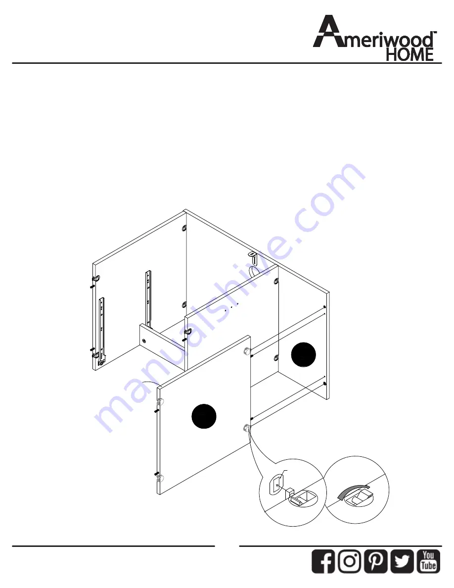 Ameriwood HOME 7965850COM Скачать руководство пользователя страница 13