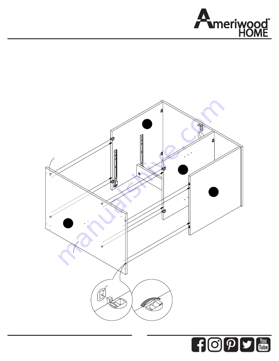 Ameriwood HOME 7965850COM Скачать руководство пользователя страница 14