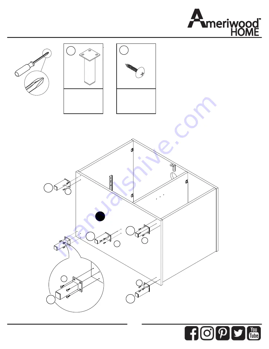 Ameriwood HOME 7965850COM Скачать руководство пользователя страница 15