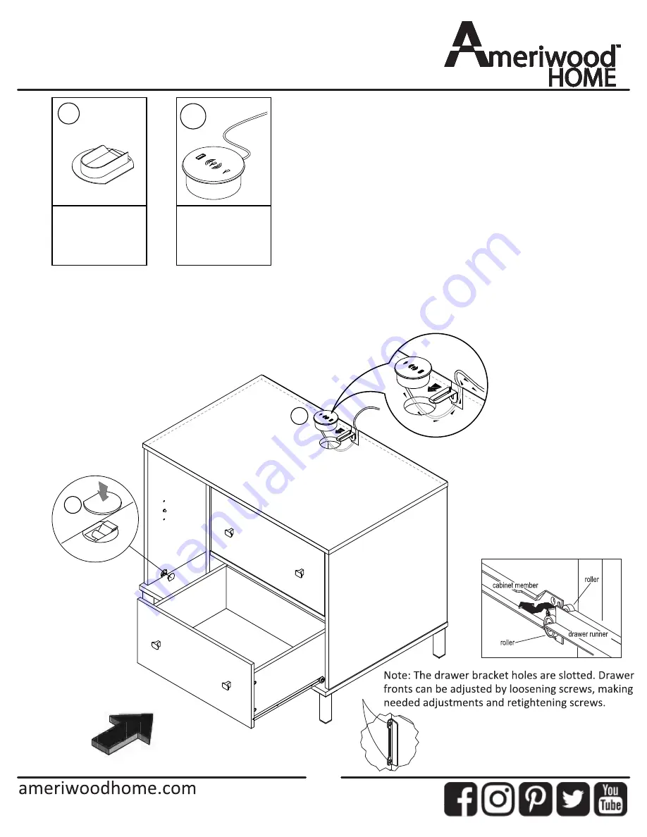 Ameriwood HOME 7965850COM Assembly Instructions Manual Download Page 23