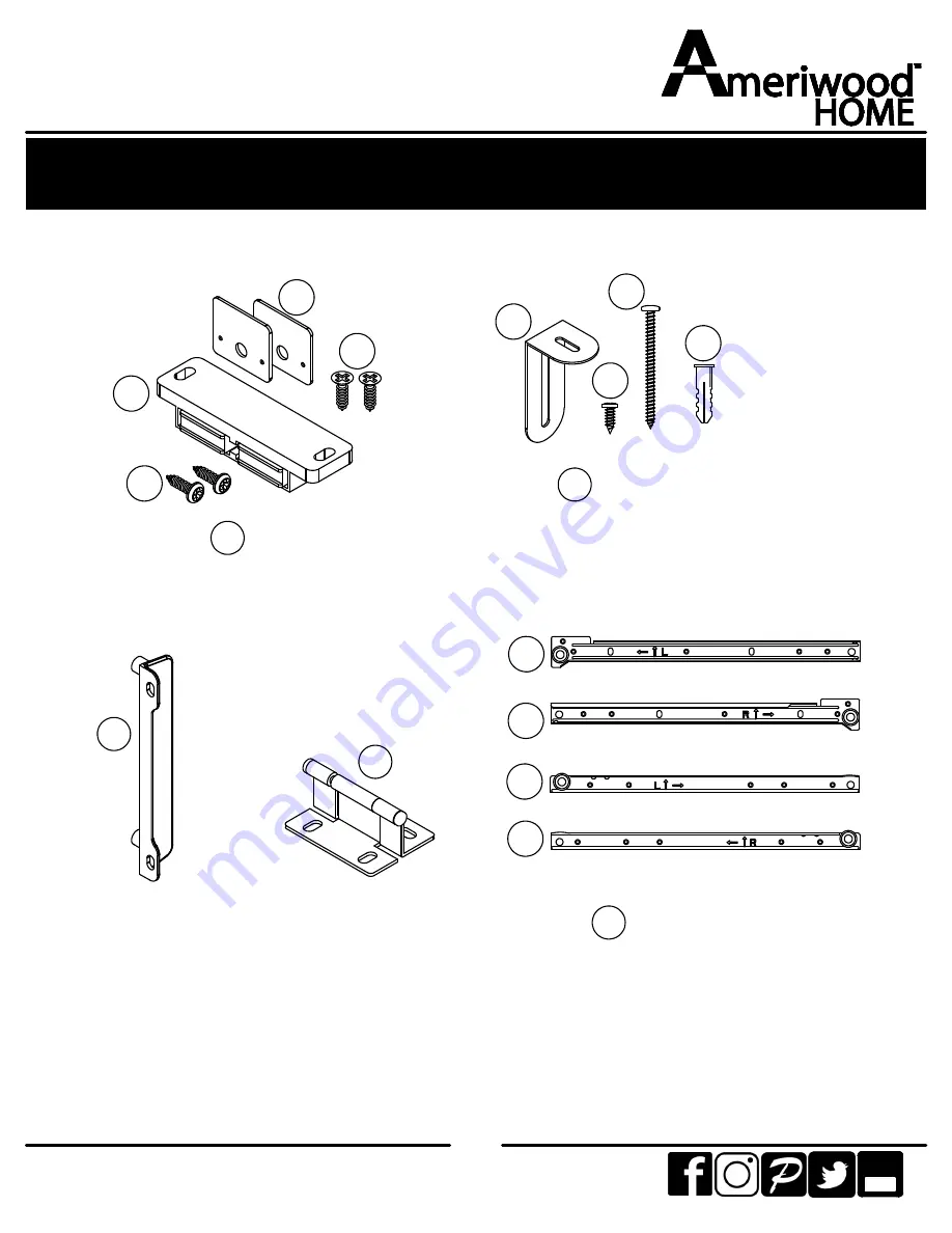 Ameriwood HOME 8473348EBL Скачать руководство пользователя страница 9