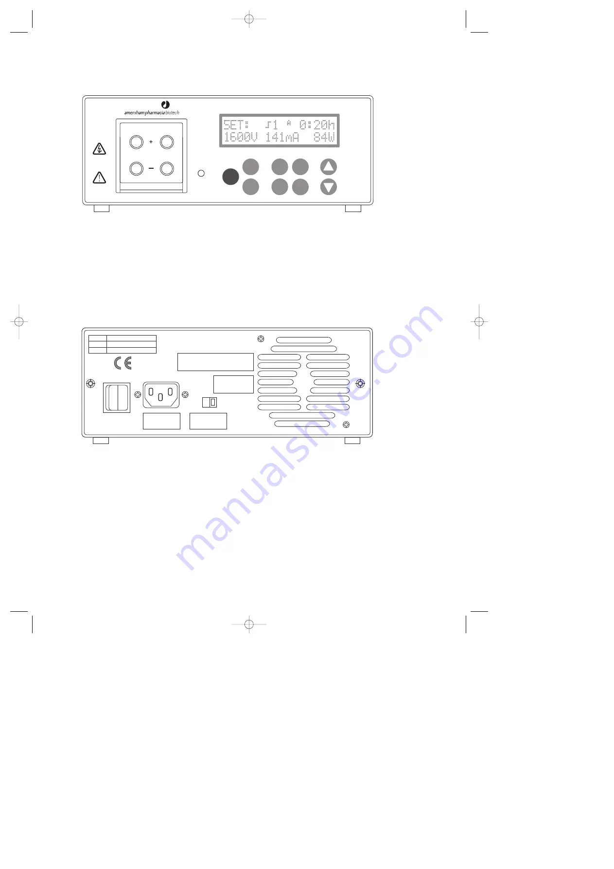 Amersham Pharmacia Biotech EPS 3501 XL User Manual Download Page 2