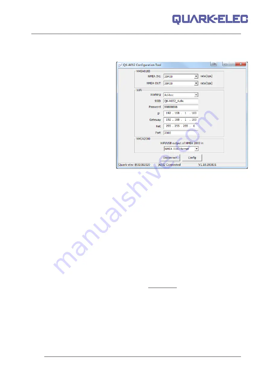 AMI Marine QUARK-ELEC NMEA 0183 Manual Download Page 9