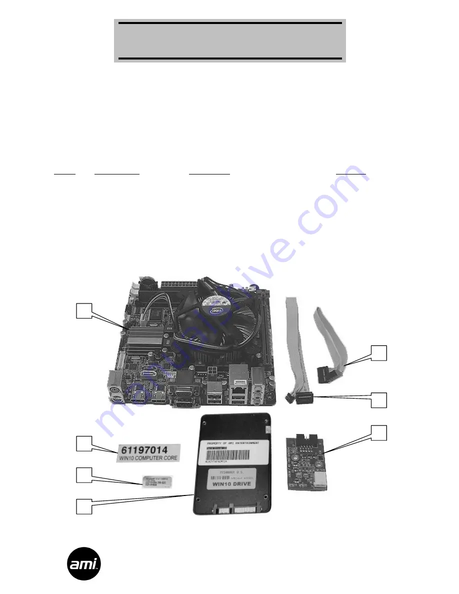 AMI Kit-CJE B75B Скачать руководство пользователя страница 1