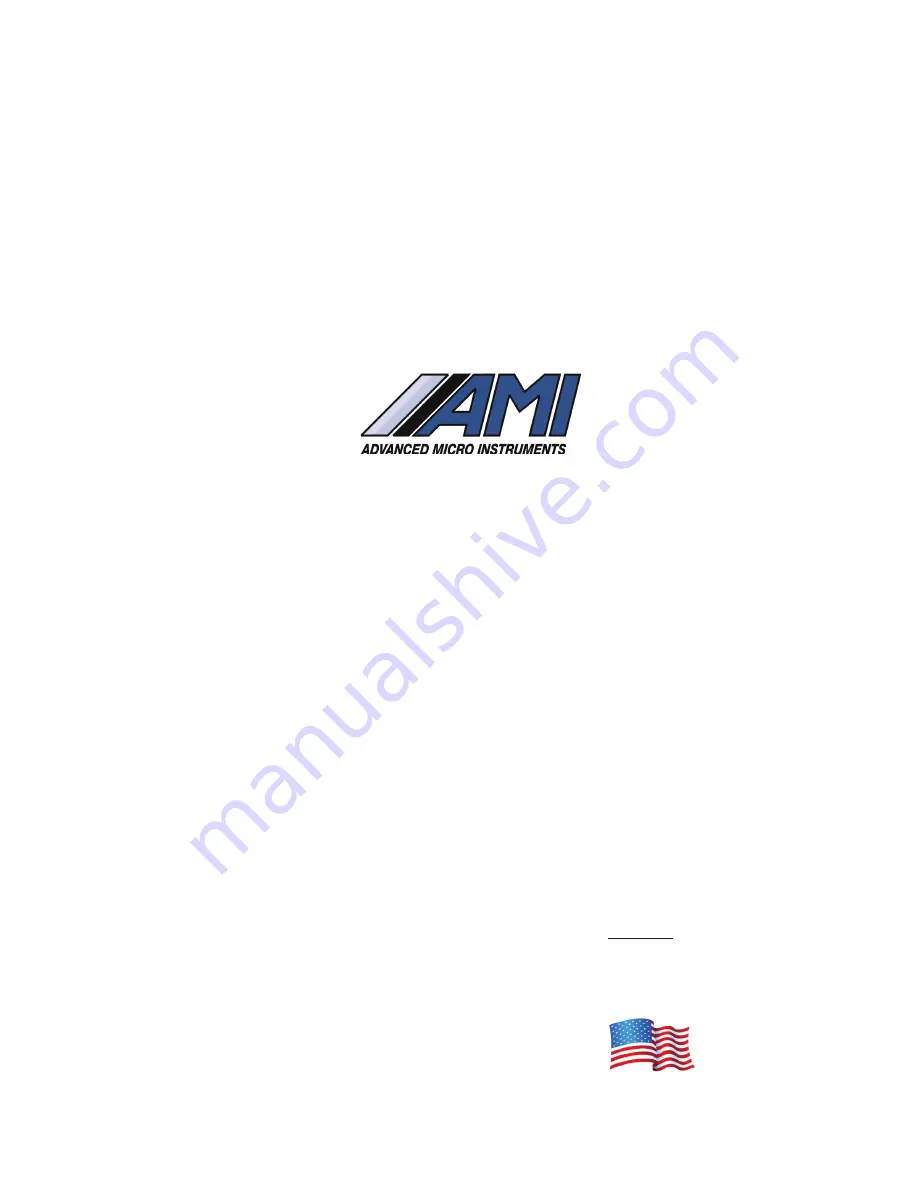 AMI The Barracuda 4010LX Operator'S Manual Download Page 64