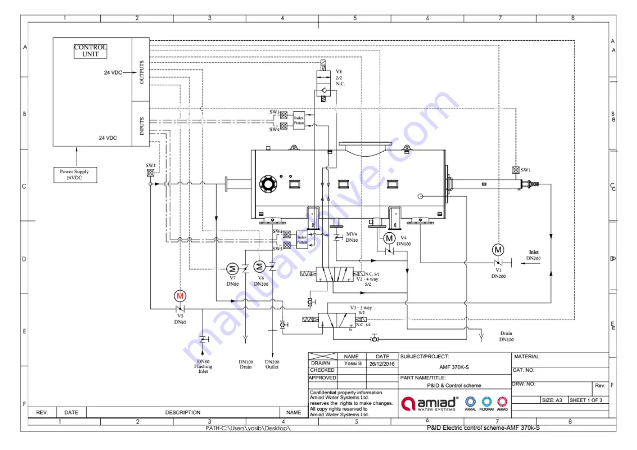 amiad AMF-370K-S Скачать руководство пользователя страница 30