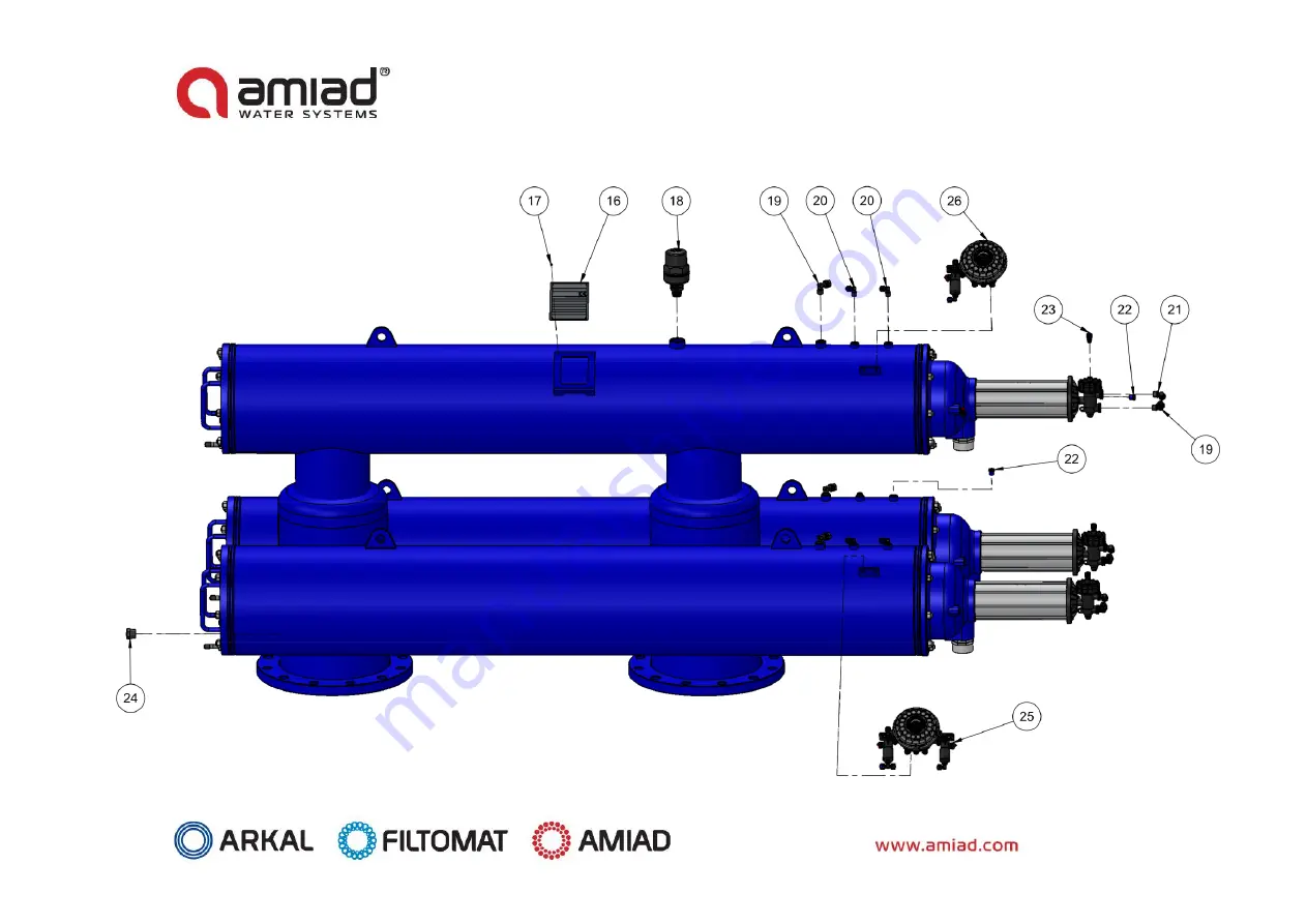 amiad Filtomat MG112 Installation, Operation And Maintenance Instructions Download Page 24