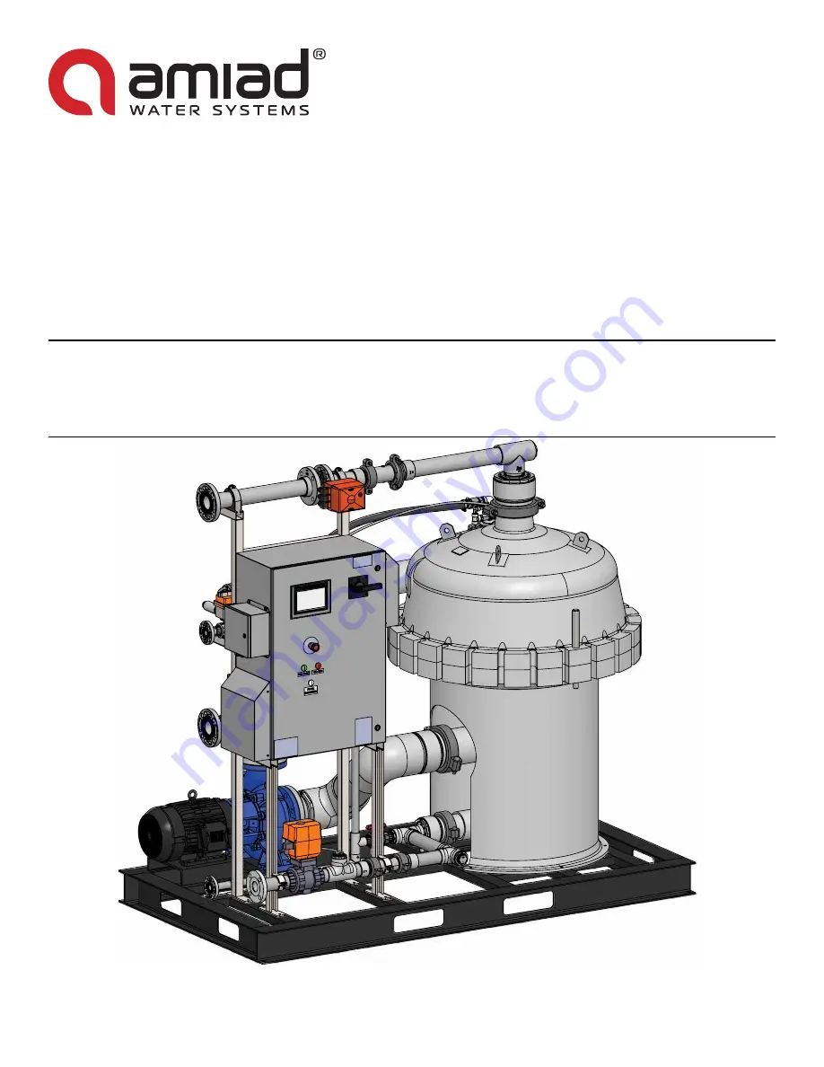 amiad TEQUATIC PLUS F-150 C Series Скачать руководство пользователя страница 1