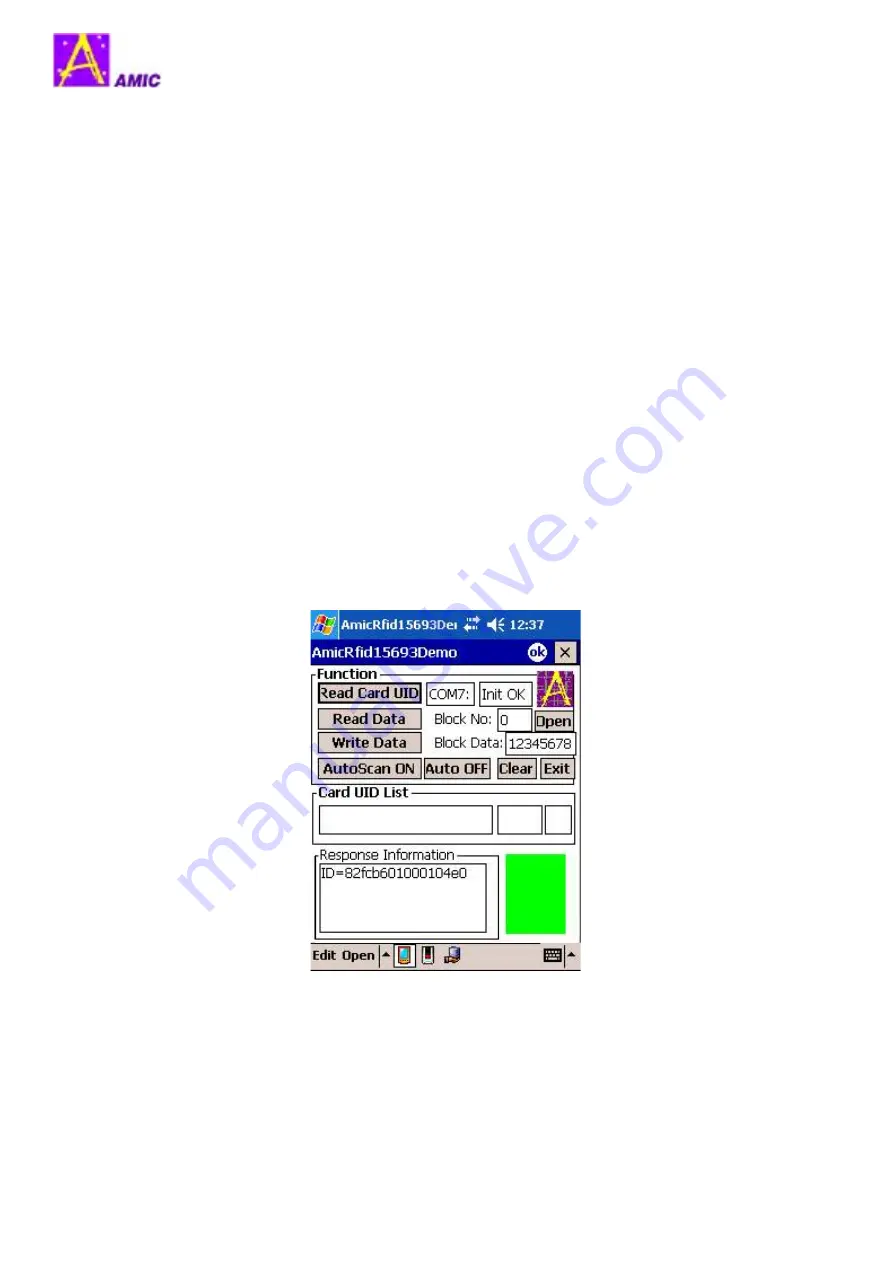 AMIC A9280-A-000 User Manual Download Page 12