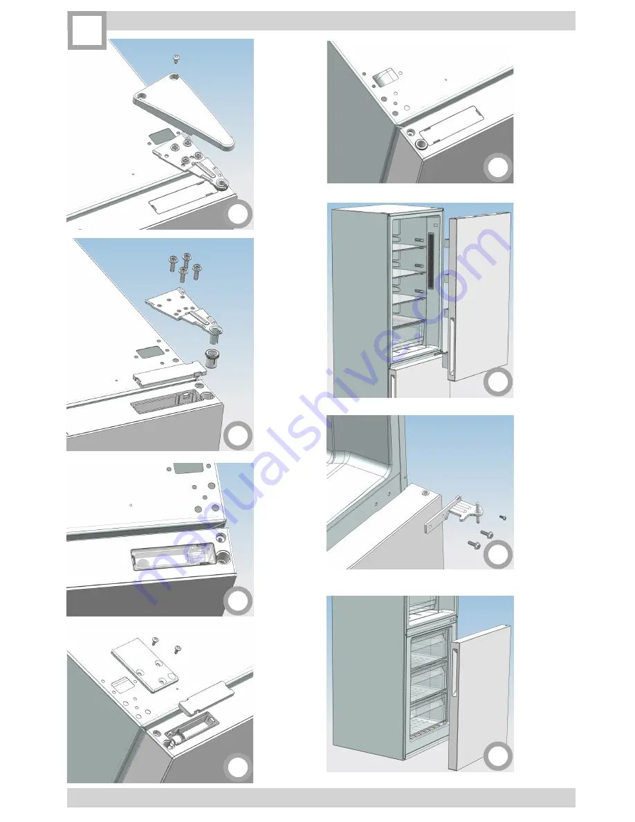 Amica KGC15483W Instruction Manual Download Page 6