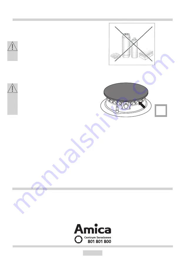 Amica PGX 6510 Instruction Manual Download Page 22