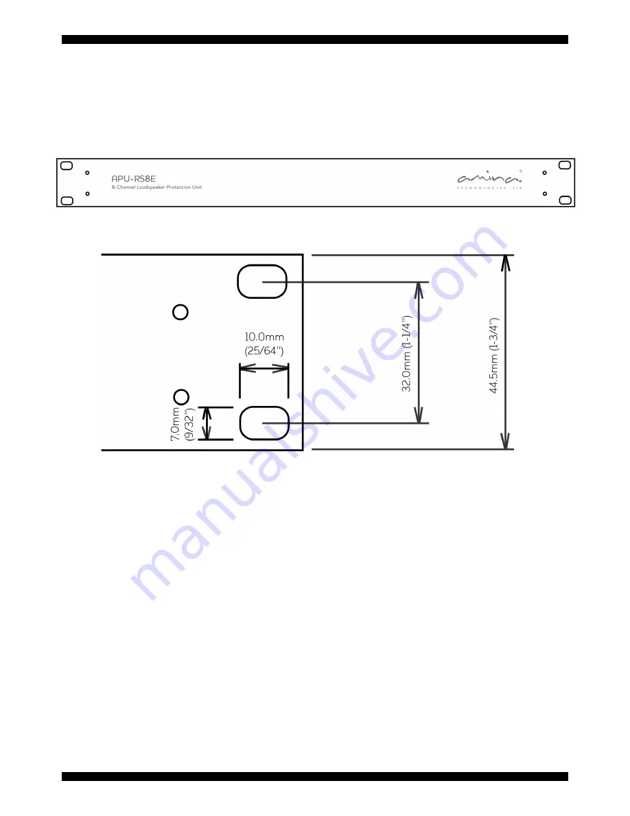 Amina APU-RS8E Installation Manual Download Page 5