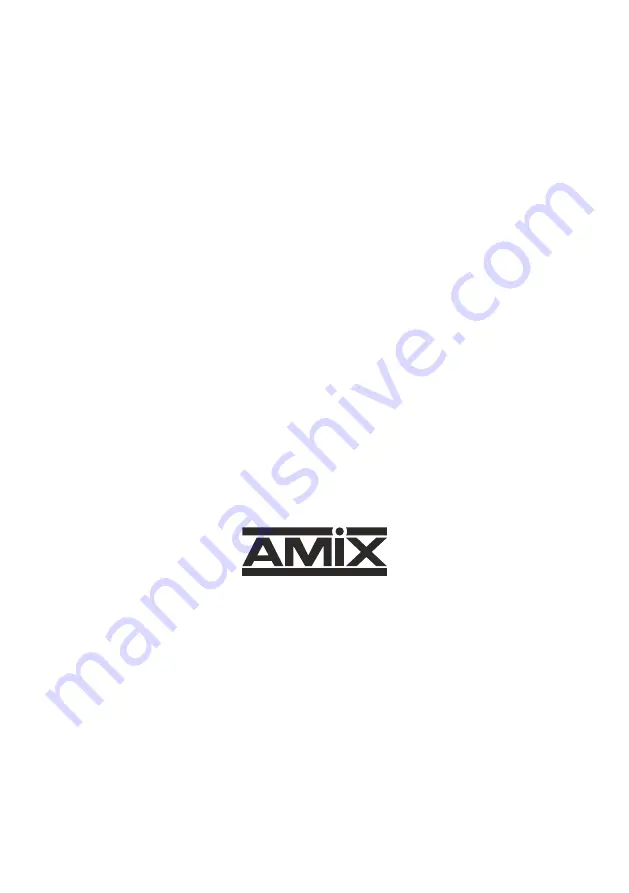 AMIX AFF 3 Series User Manual Download Page 96