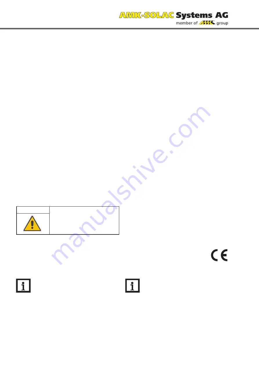 AMK Level 5 Installation, Operation And Troubleshooting Download Page 2