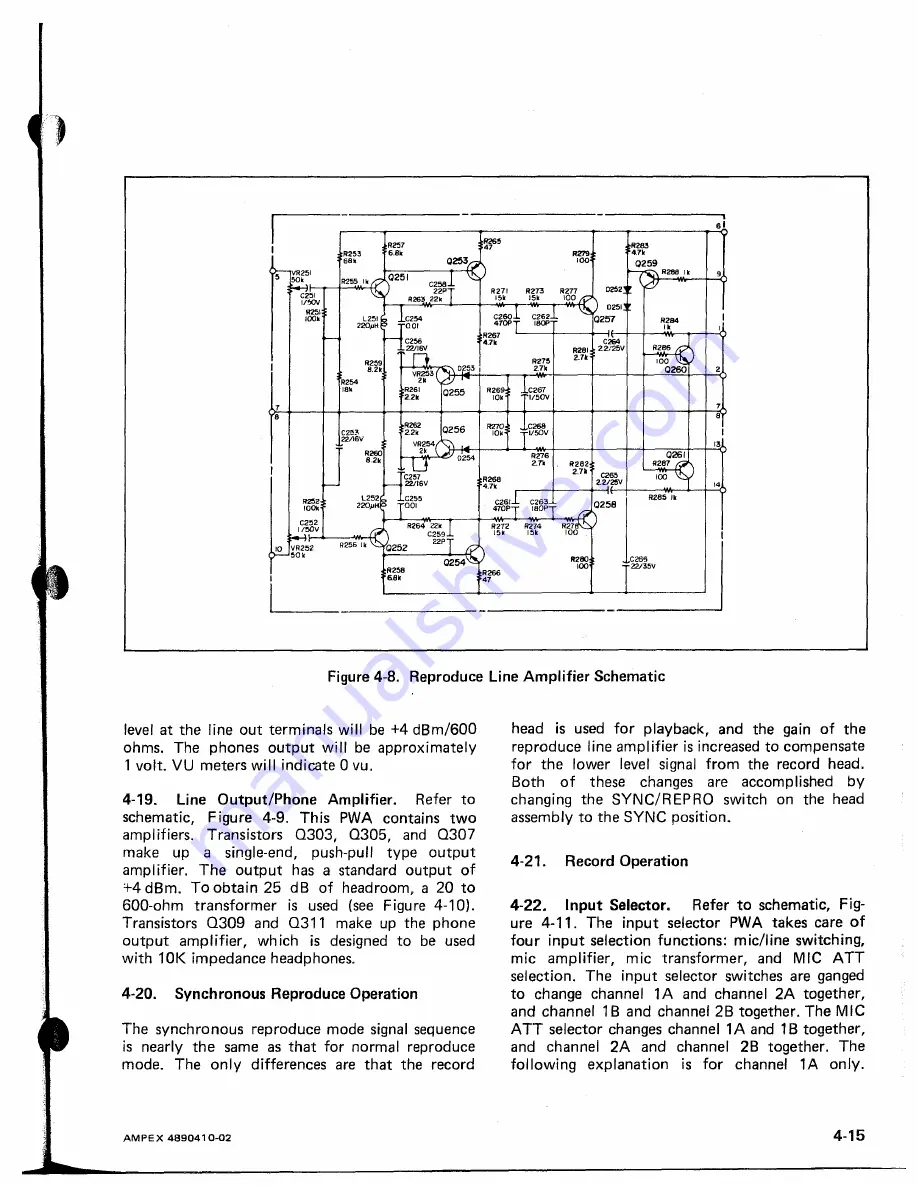 Ampex ATR-700 Operation And Maintenance Download Page 57