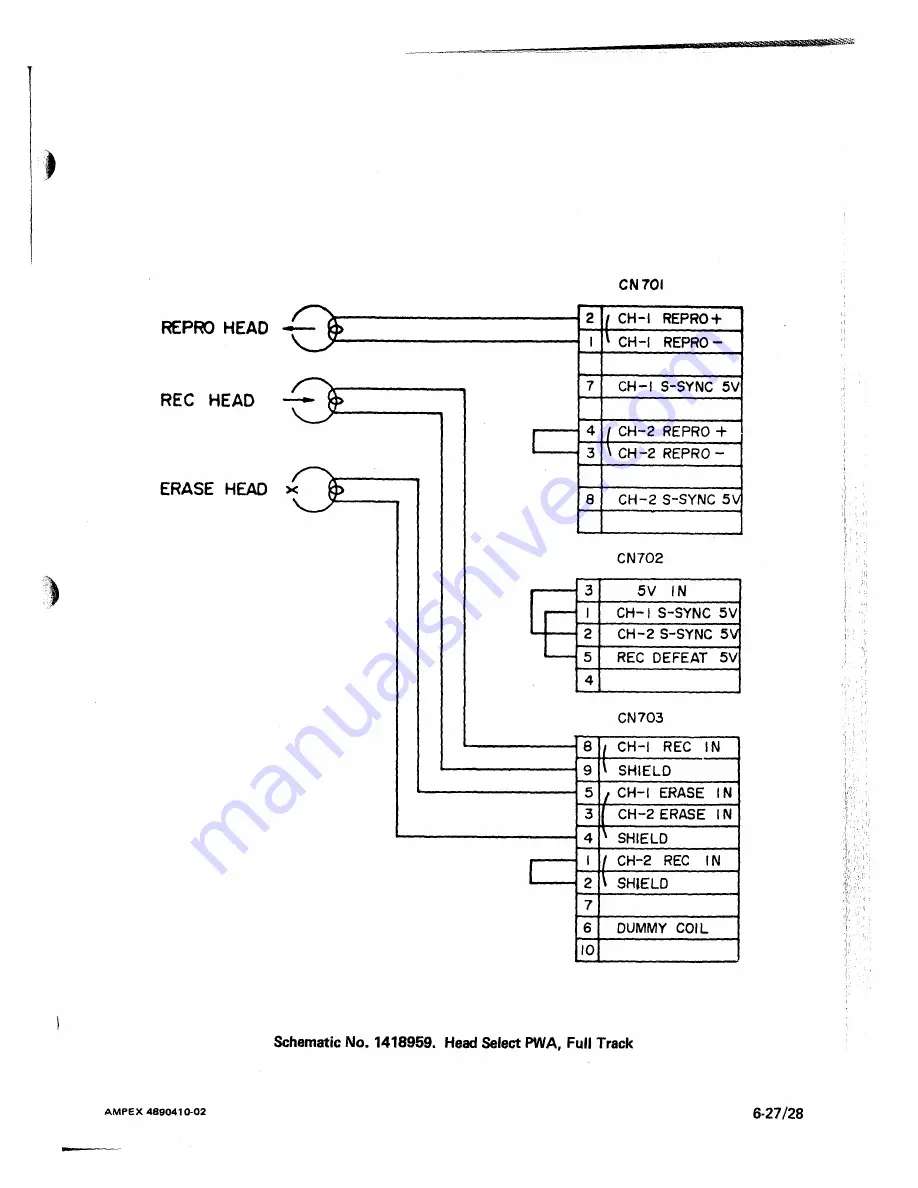 Ampex ATR-700 Operation And Maintenance Download Page 124