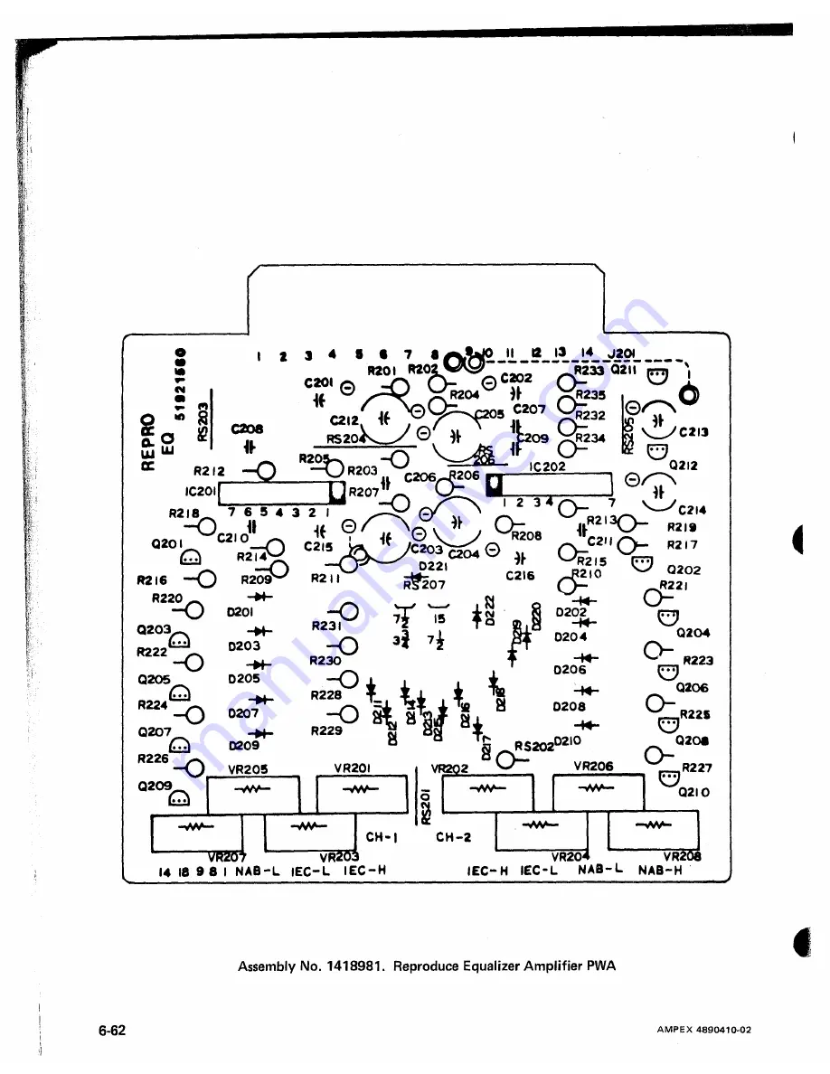 Ampex ATR-700 Operation And Maintenance Download Page 151