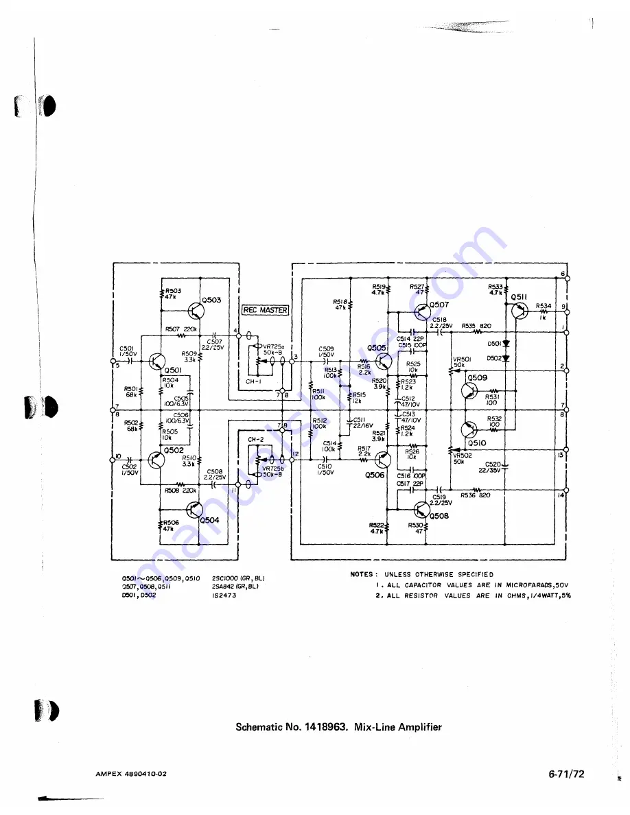 Ampex ATR-700 Operation And Maintenance Download Page 158