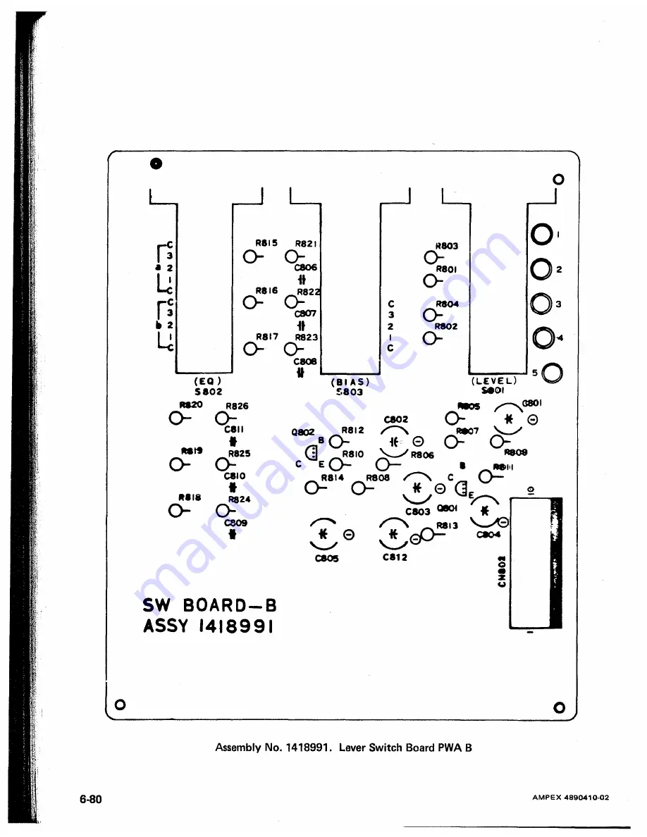 Ampex ATR-700 Operation And Maintenance Download Page 163