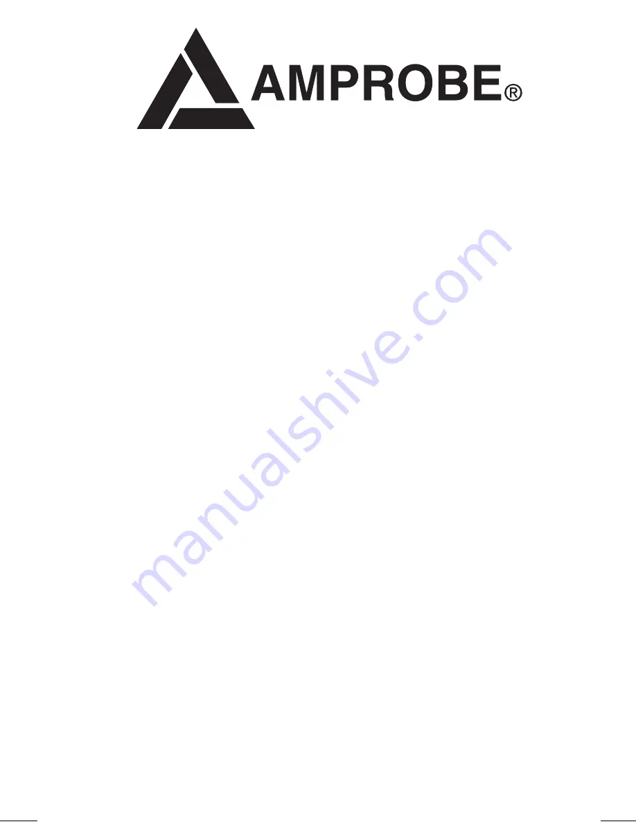 Amprobe 34XR-A User Manual Download Page 5