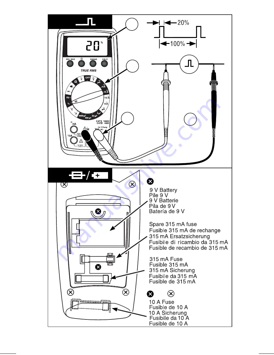 Amprobe 34XR-A Скачать руководство пользователя страница 24