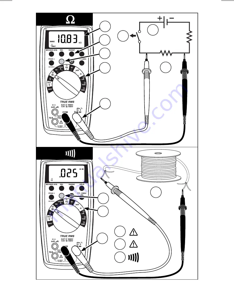 Amprobe 37XR-A User Manual Download Page 21