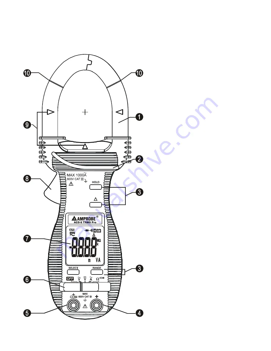 Amprobe ACD-6 Pro User Manual Download Page 4