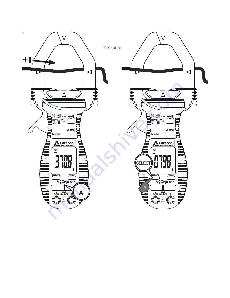 Amprobe ACDC-100 TRMS User Manual Download Page 15