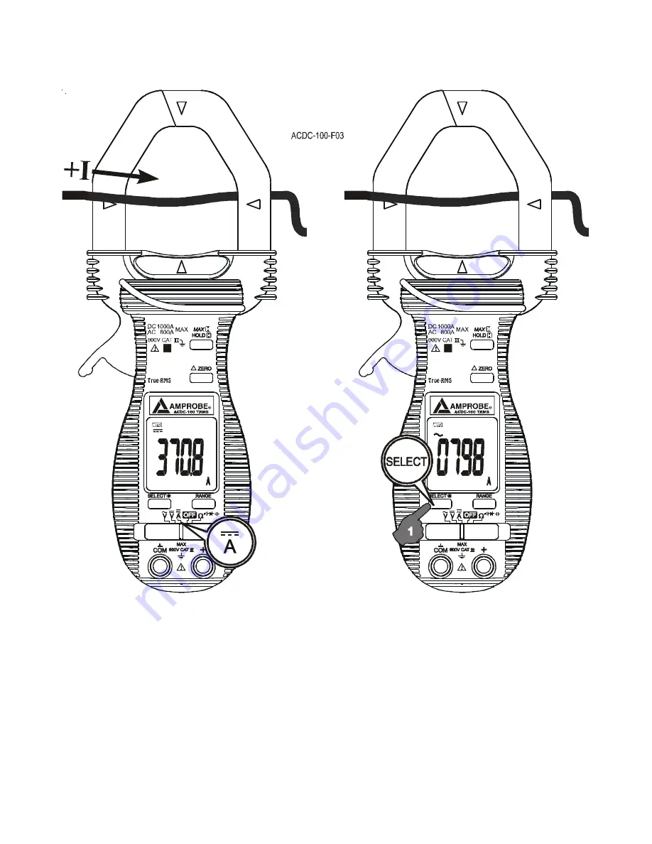 Amprobe ACDC-100 TRMS User Manual Download Page 63