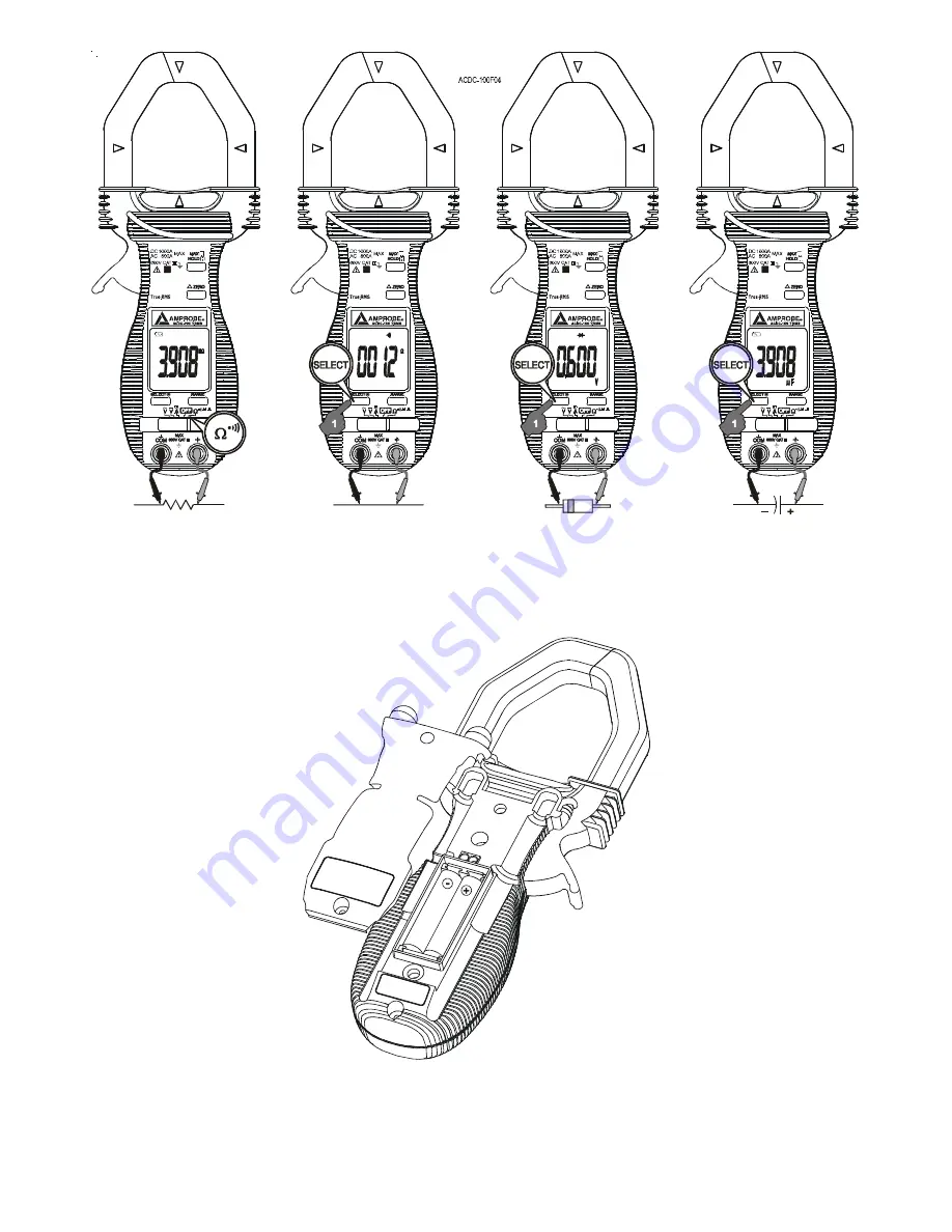 Amprobe ACDC-100 TRMS User Manual Download Page 80