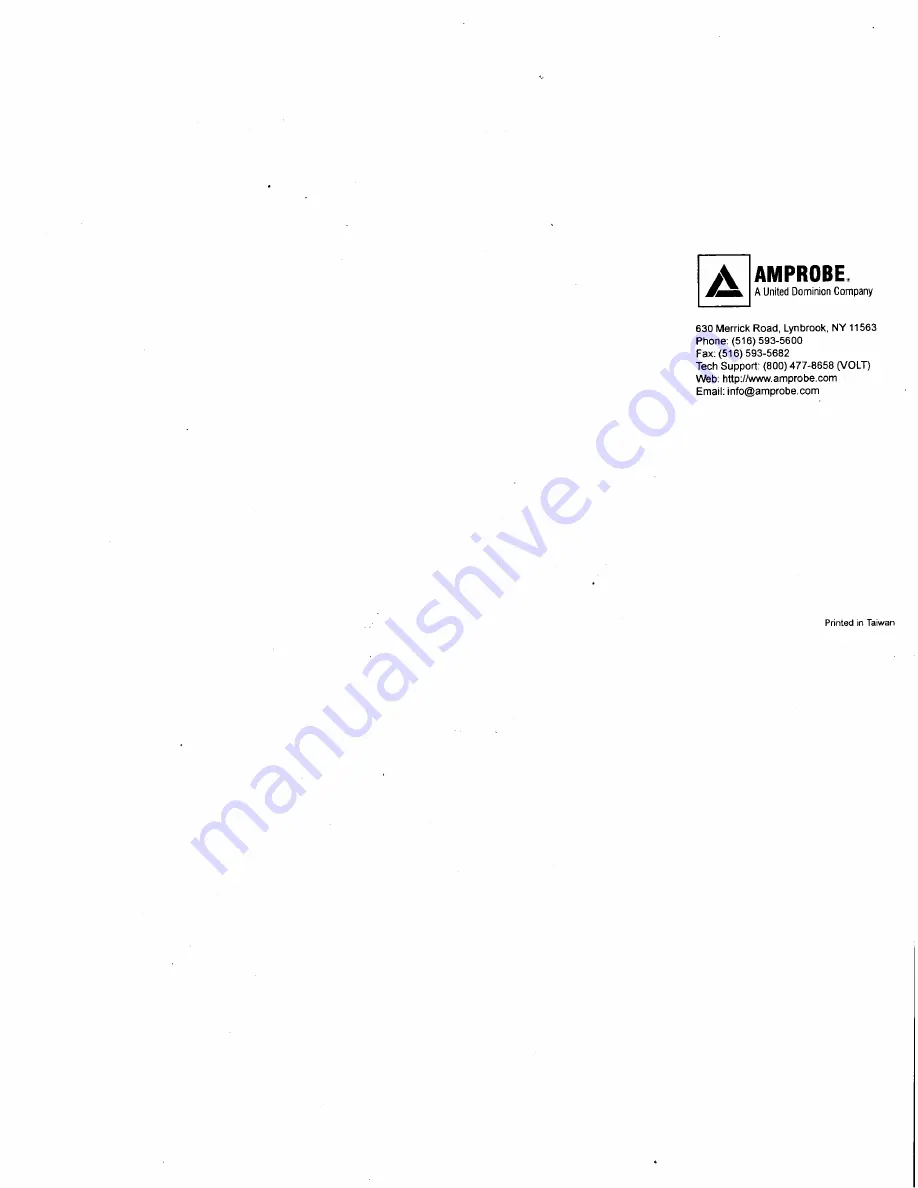 Amprobe ADF-200 Operating Instructions Manual Download Page 9