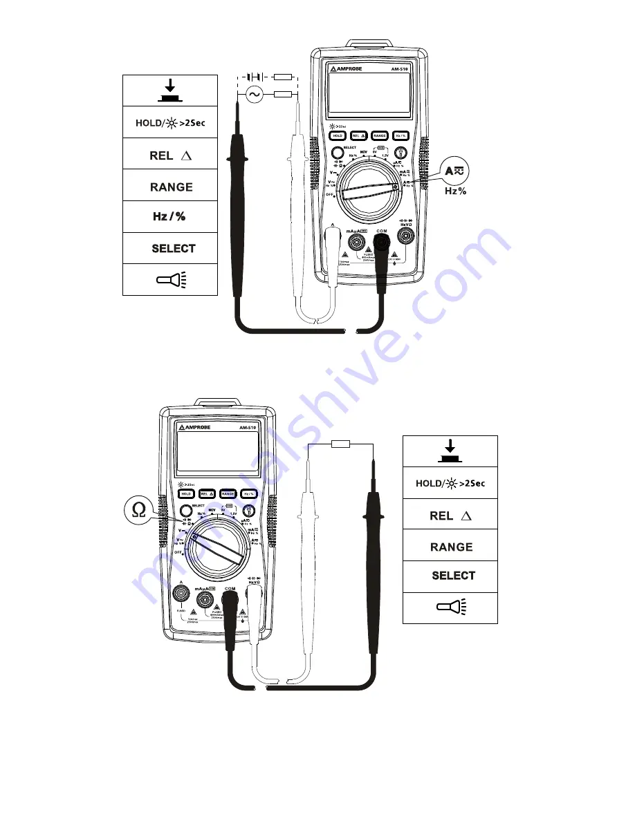 Amprobe AM-510 User Manual Download Page 14