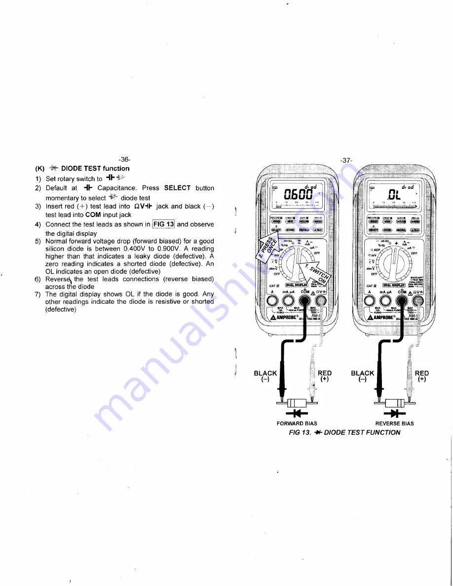 Amprobe AM90 Скачать руководство пользователя страница 21