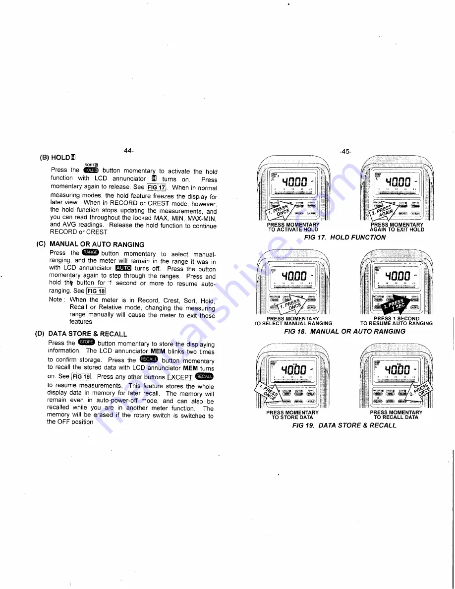 Amprobe AM90 User Manual Download Page 25