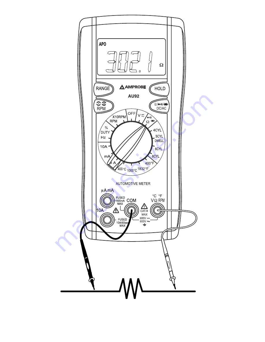 Amprobe AU92 User Manual Download Page 121