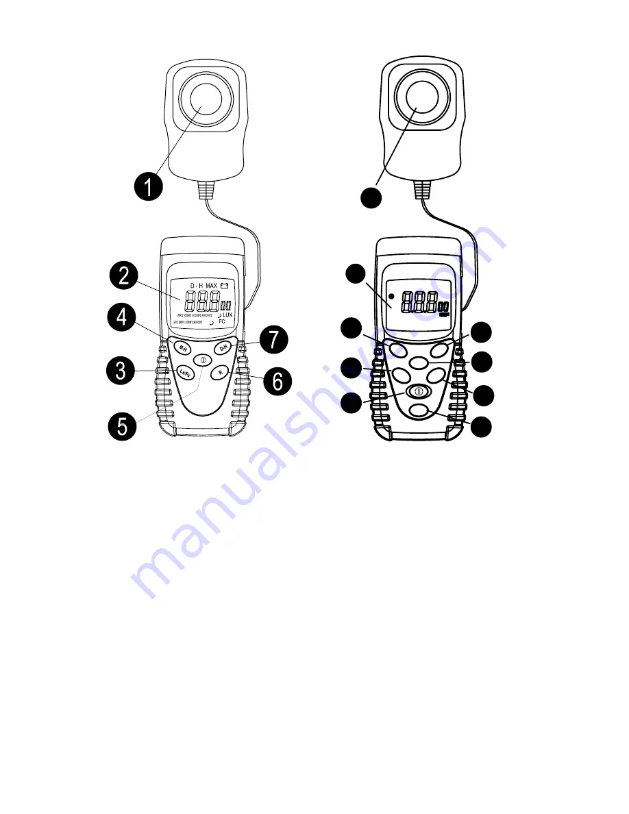 Amprobe LM-100 User Manual Download Page 12