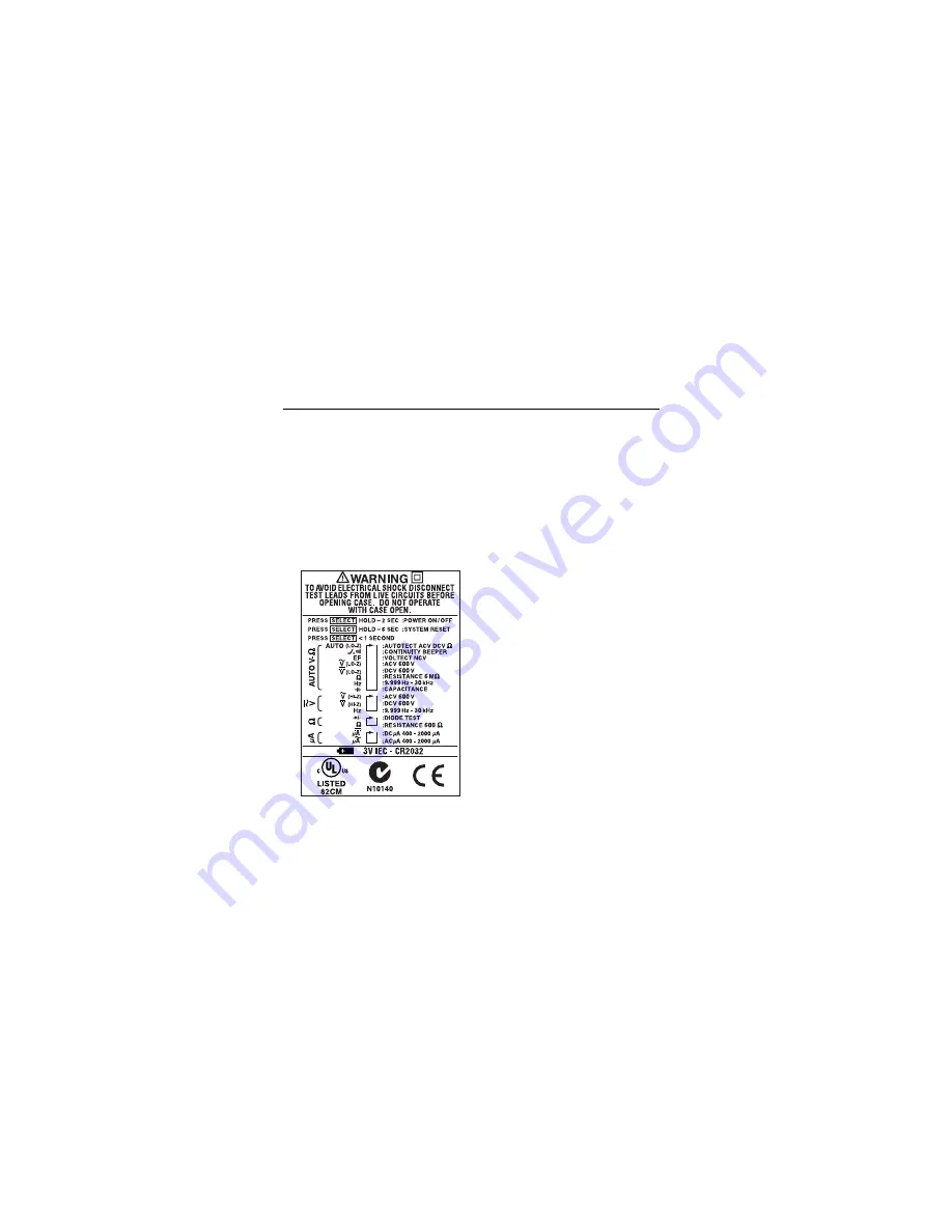 Amprobe PM55A User Manual Download Page 6