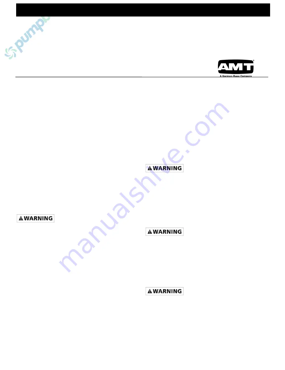 AMT 4660-99 Specifications Information And Repair Parts Manual Download Page 1