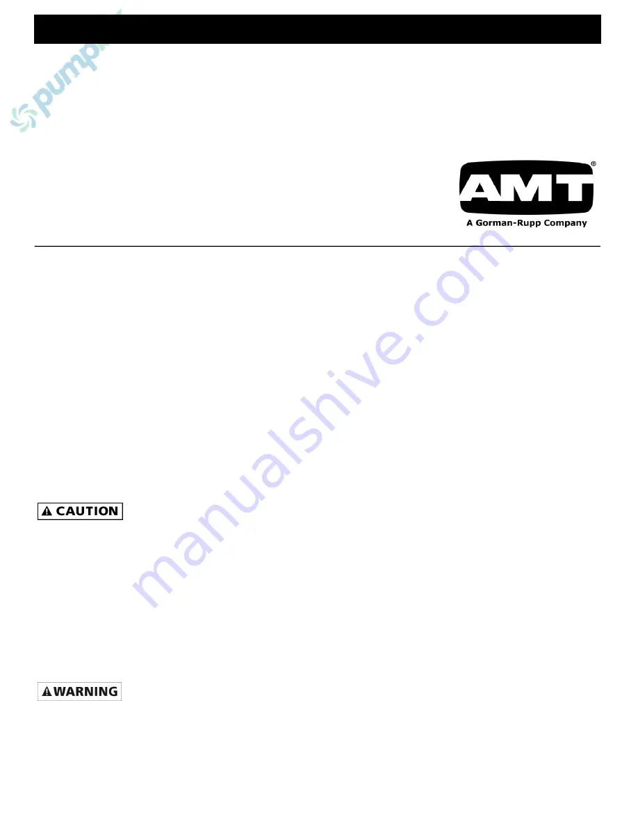 AMT 5497 Specifications Information And Repair Parts Manual Download Page 1