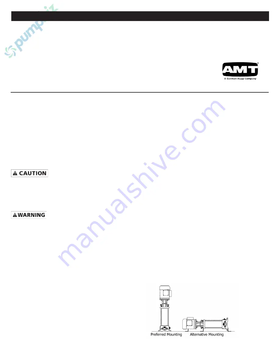 AMT MSV1 Series Скачать руководство пользователя страница 1