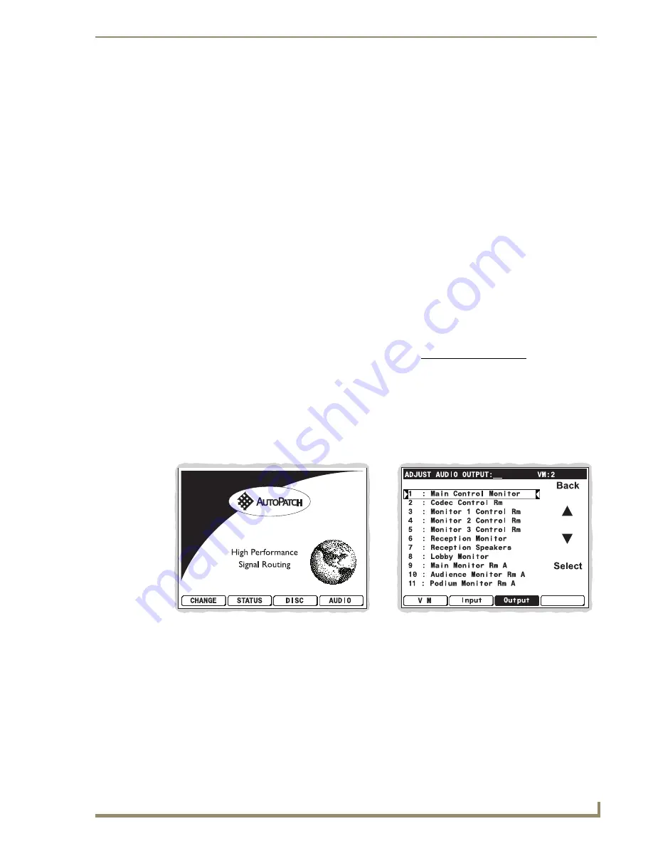 AMX AutoPatch CP-20A Instruction Manual Download Page 26