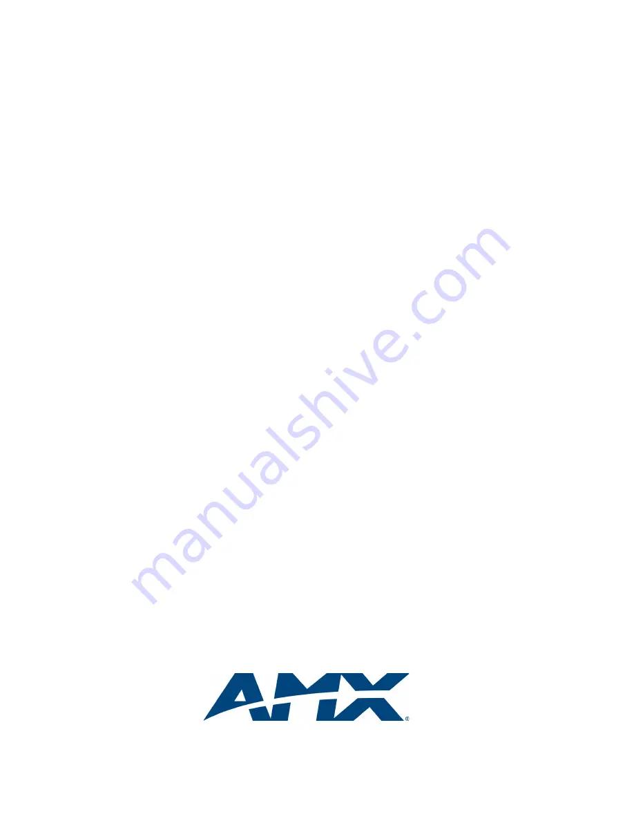 AMX AutoPatch CP-20A Instruction Manual Download Page 44