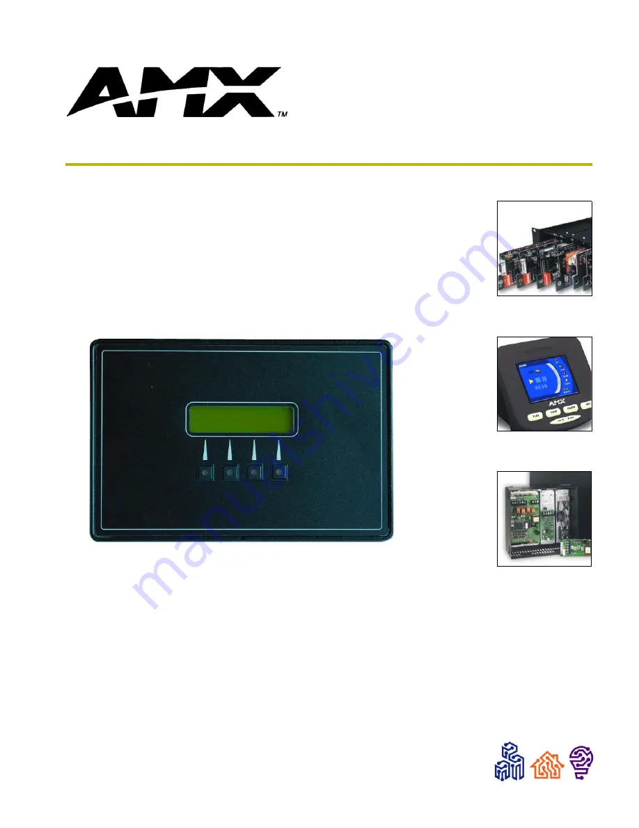 AMX AXU-SPL4 Instruction Manual Download Page 1